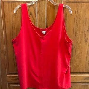 J. Jill Vibrant Red Tank Top size 3 X